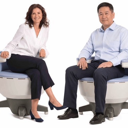 EMSELLA pelvic floor strengthening therapy chair session at Holistique Bellevue