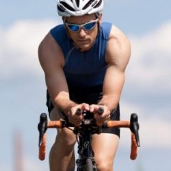 male cyclist